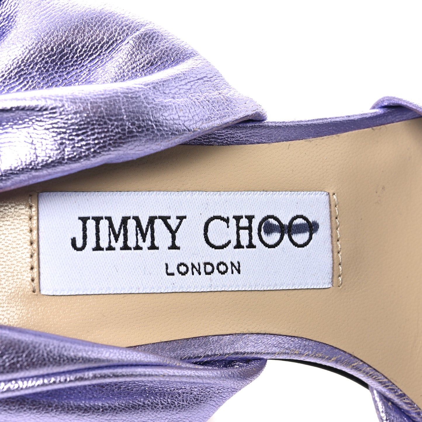 Metallic Nappa Mules 36 Purple