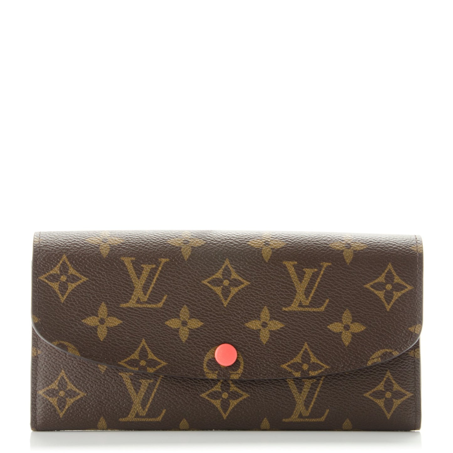 Monogram Emilie Wallet Poppy