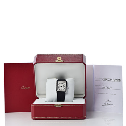 Cartier Stainless Steel Calfskin 31mm Tank Solo Automatic Watch 11 of 11