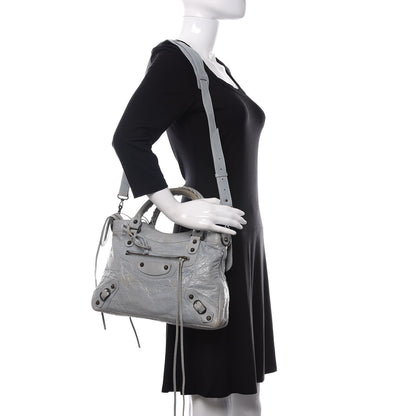Balenciaga Agneau Classic Hardware Town Bleu Acier Ciel 2 of 14
