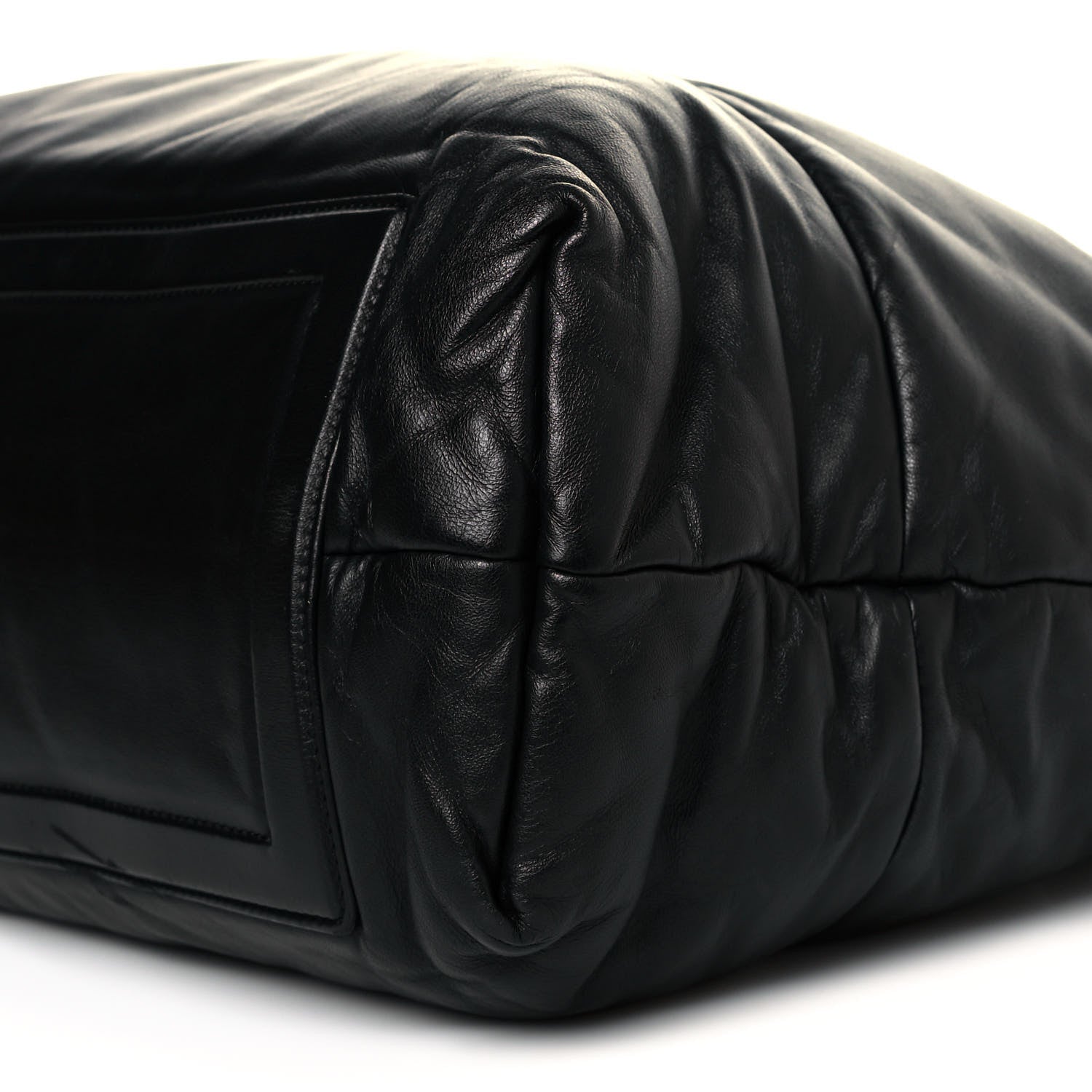 Chanel Lambskin Quilted Extra Large Coco Cocoon Reversible Tote Black 9 of 14