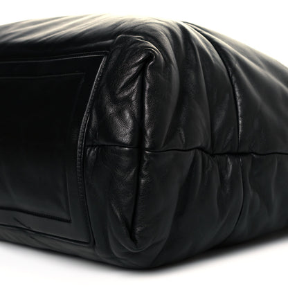 Chanel Lambskin Quilted Extra Large Coco Cocoon Reversible Tote Black 9 of 14