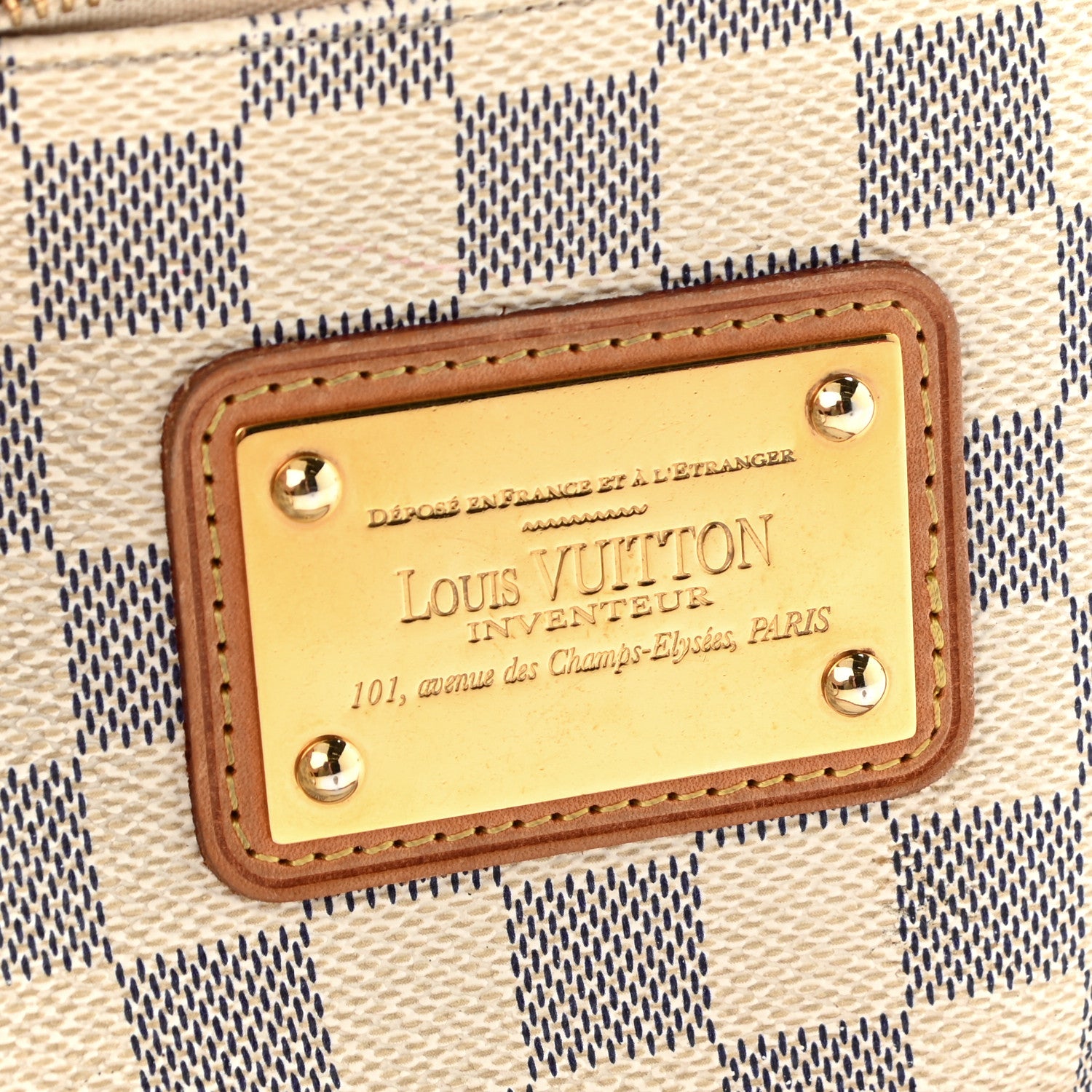 Louis Vuitton Damier Azur Eva Clutch 6 of 12