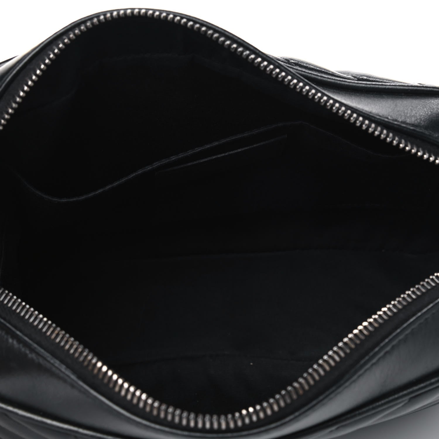 Saint Laurent Calfskin Matelasse Monogram Lou Camera Bag Black 4 of 9