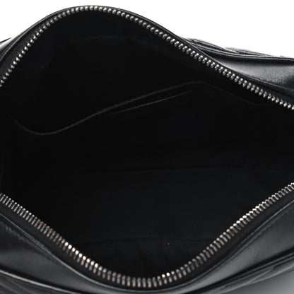 Saint Laurent Calfskin Matelasse Monogram Lou Camera Bag Black 4 of 9