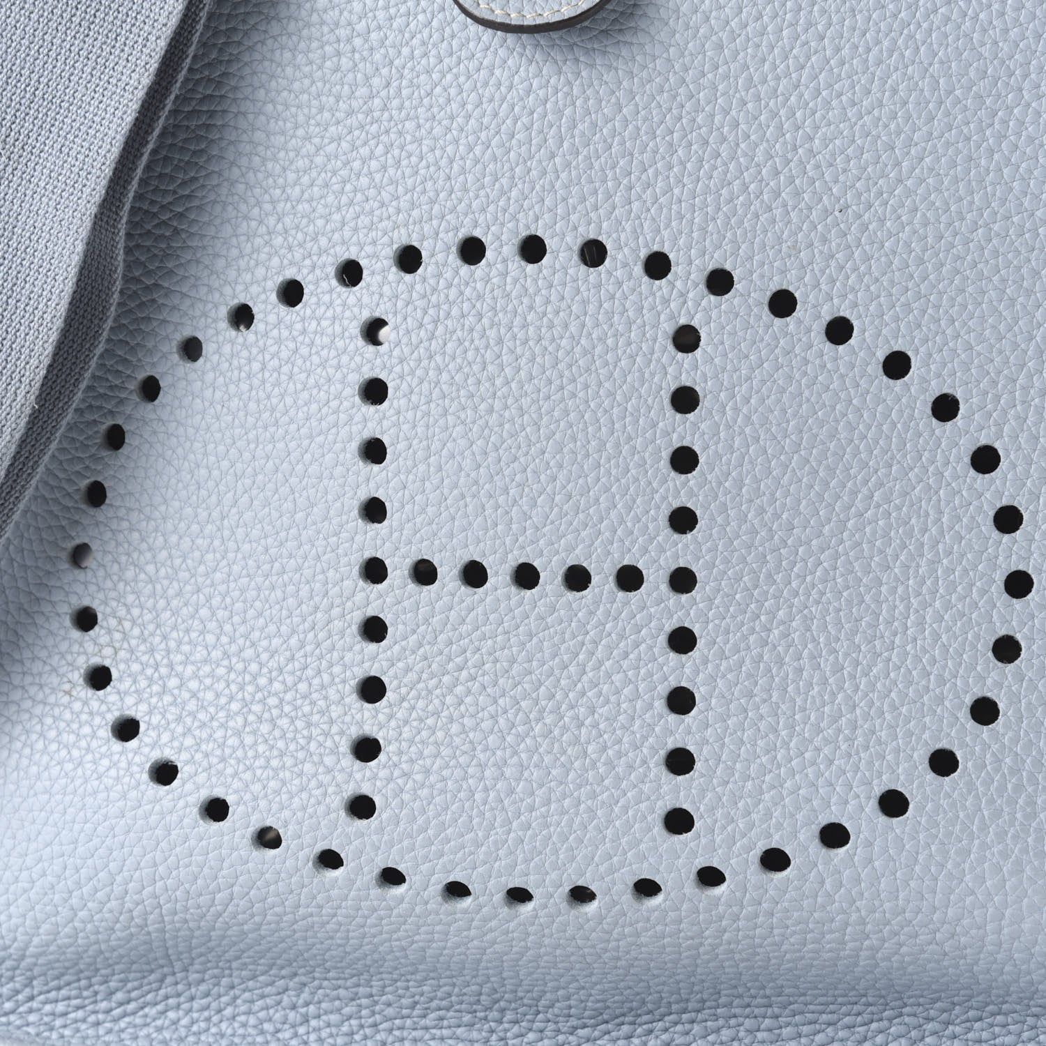 Hermes Taurillon Clemence Evelyne III GM Bleu Lin 10 of 11