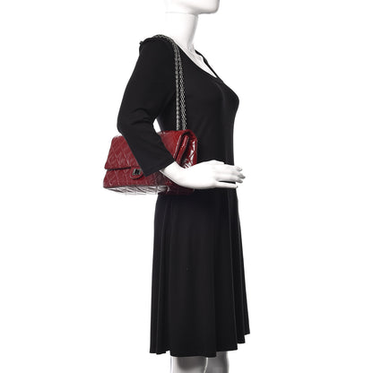 Chanel Patent Caviar Quilted 2.55 Reissue 226 Flap Burgundy 2 of 11