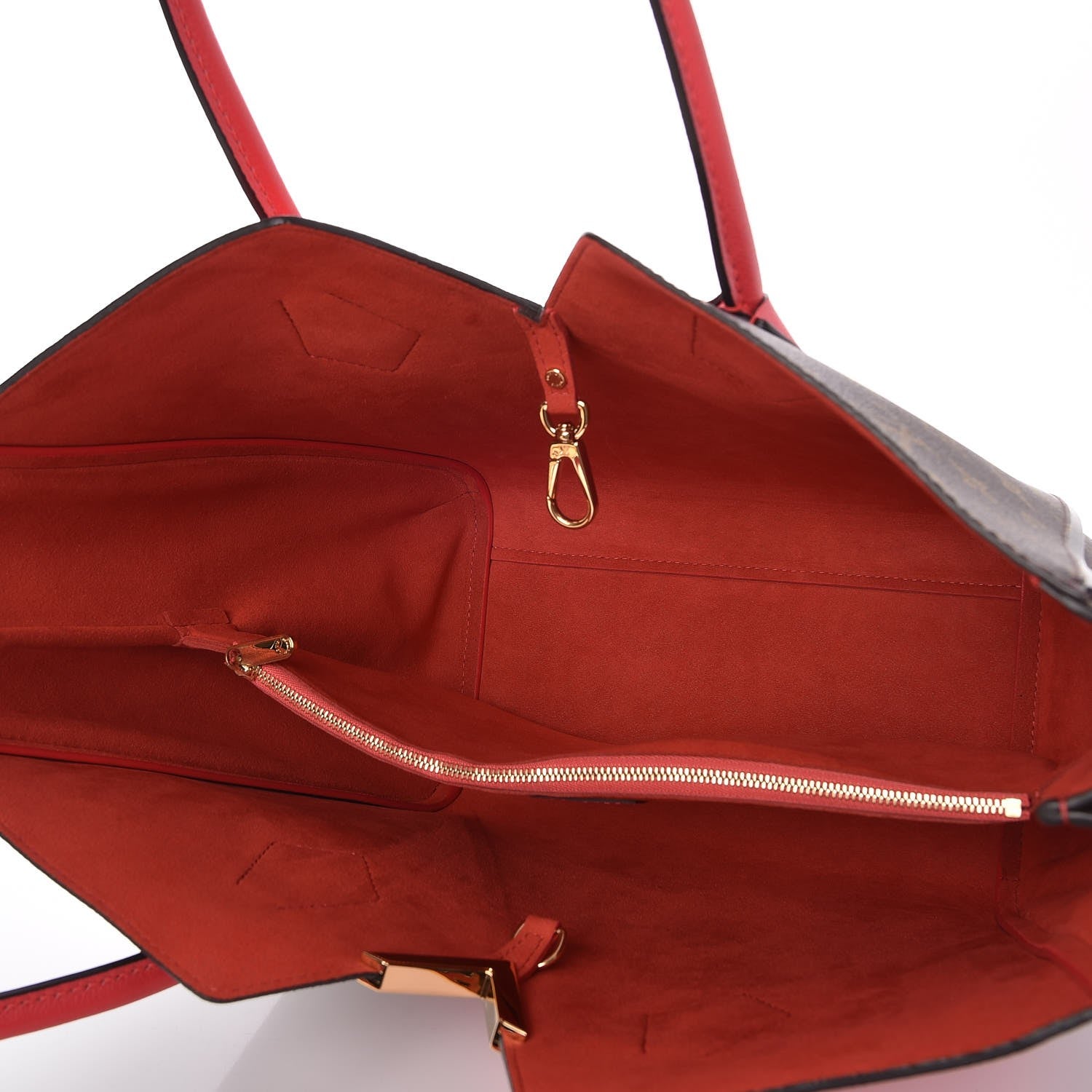 Louis Vuitton Calfskin Monogram Kimono Tote Poppy 5 of 7