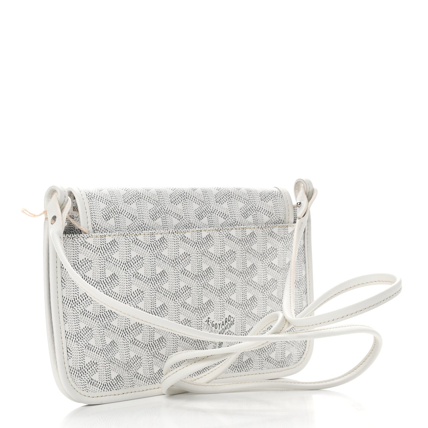 Goyardine Plumet Wallet Clutch White