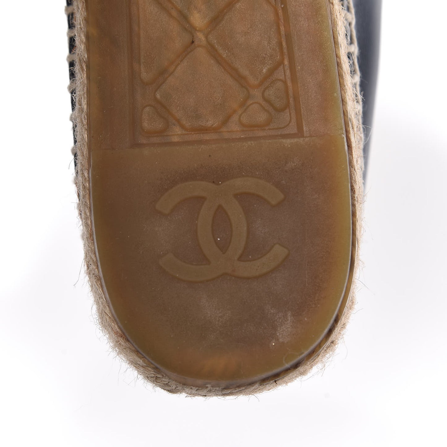 Lambskin CC Espadrilles 39 Navy Black