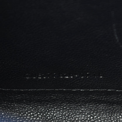 Saint Laurent Grain De Poudre Matelasse Chevron Monogram Chain Wallet Blue Majorelle 7 of 10