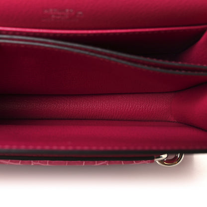 Hermes Evercolor Matte Alligator Mini Touch Sac Roulis Rose Mexico 6 of 13