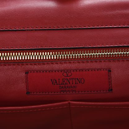 Valentino Garavani Vitello Medium Rockstud Tote Rosso Valentino 7 of 8