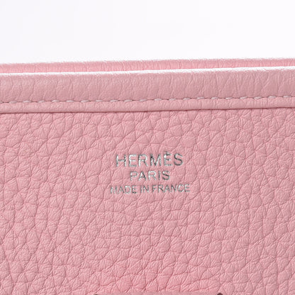 Hermes Taurillon Clemence Evelyne III PM Rose Sakura 6 of 11