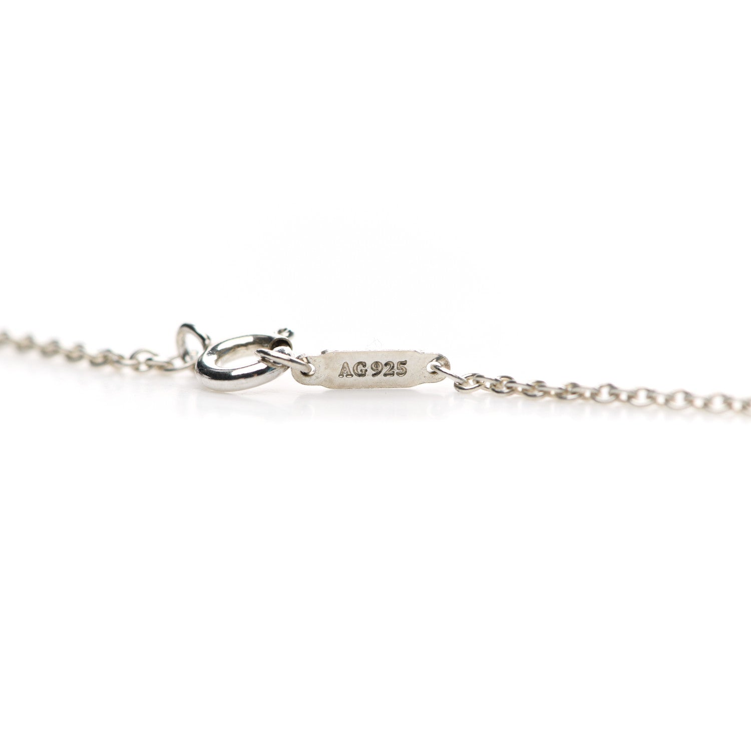 Tiffany Sterling Silver Large Crown Key Pendant Necklace 5 of 6