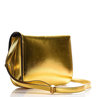 Celine Metallic Box Calfskin Medium Classic Box Flap Bag Gold 3 of 12