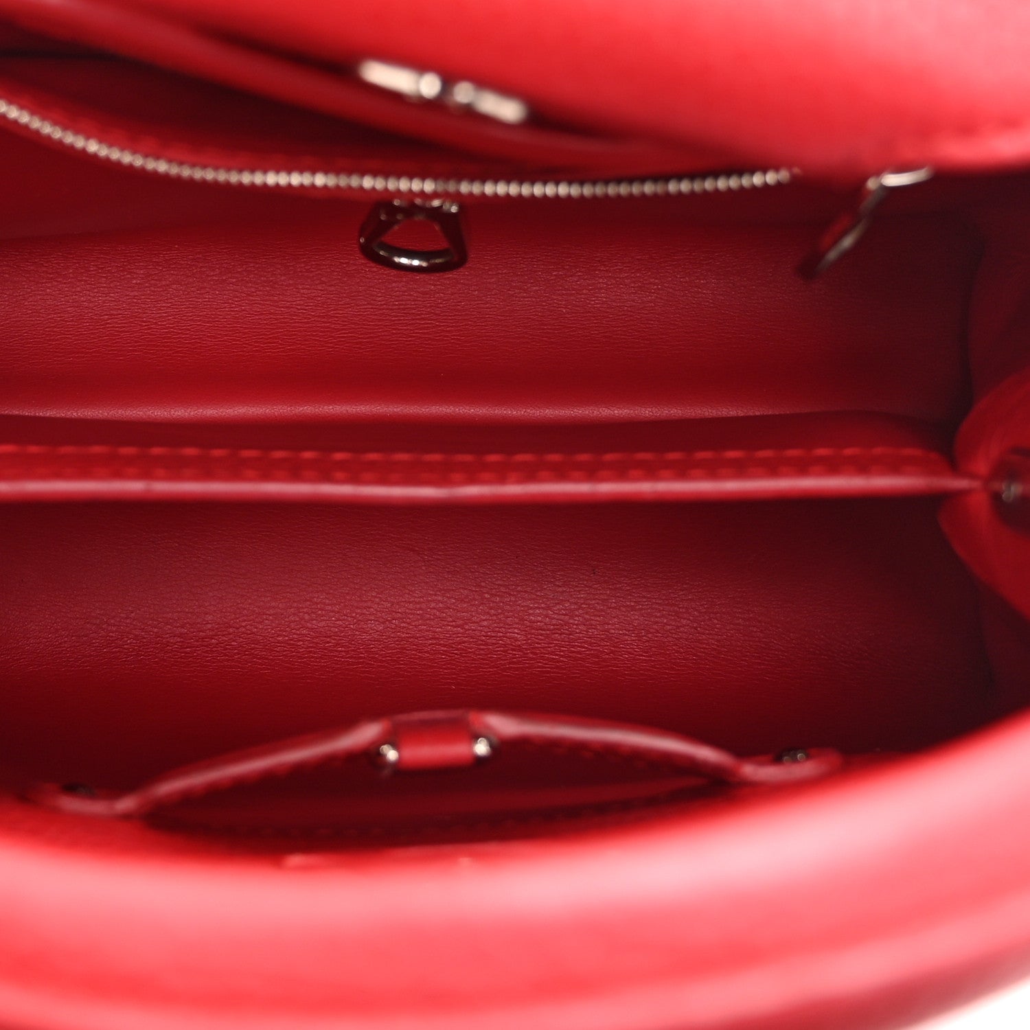 Louis Vuitton Taurillon Capucines BB Scarlet Red 5 of 10