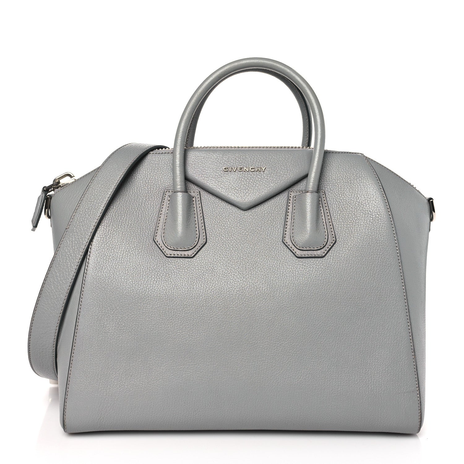 Givenchy Sugar Goatskin Medium Antigona Pearl Grey 1 of 9