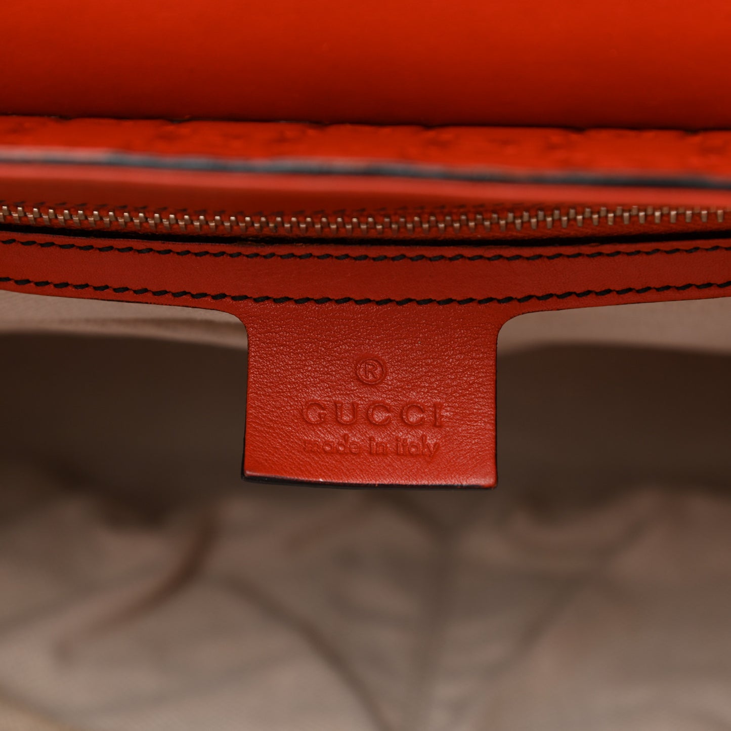 Guccissima Large Emily Chain Shoulder Bag Sun Orange