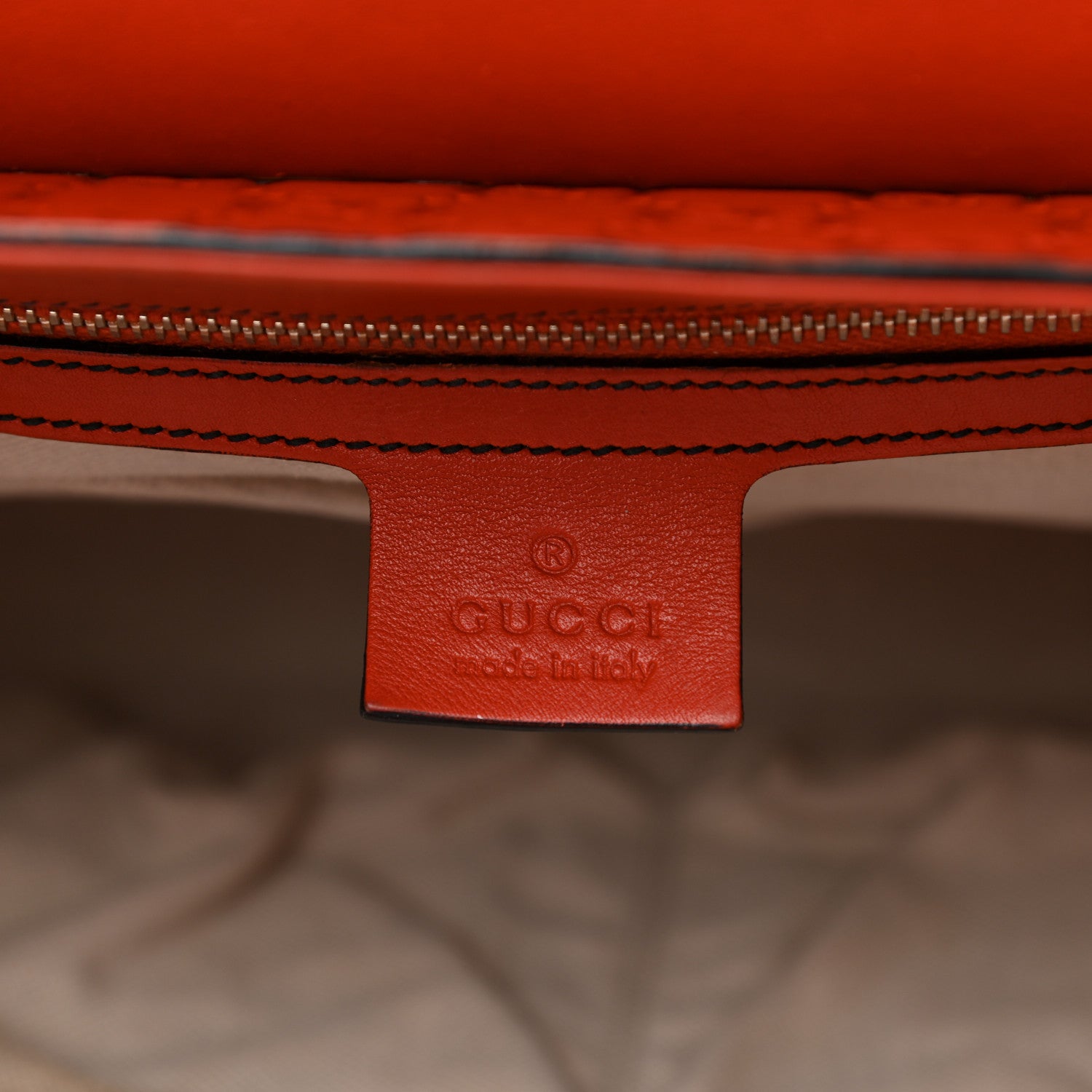 Gucci Guccissima Large Emily Chain Shoulder Bag Sun Orange 6 of 11