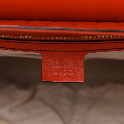 Gucci Guccissima Large Emily Chain Shoulder Bag Sun Orange 6 of 11