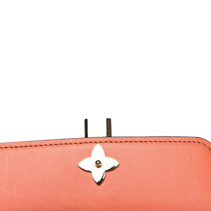 Louis Vuitton Monogram Flower Lock Compact Wallet Caramel 9 of 10