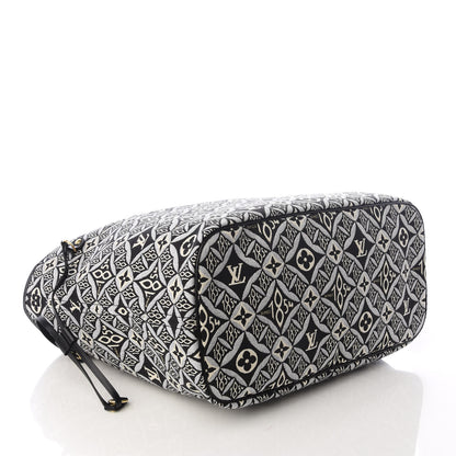 Louis Vuitton Jacquard Since 1854 Neverfull MM Grey 3 of 8