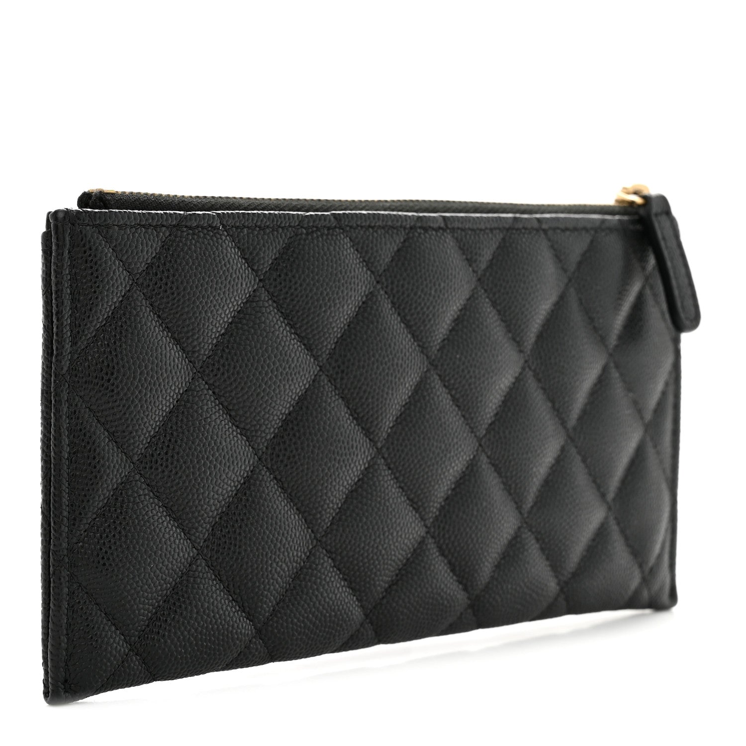Chanel Caviar Quilted Classic Zip Pouch Black 3 of 8