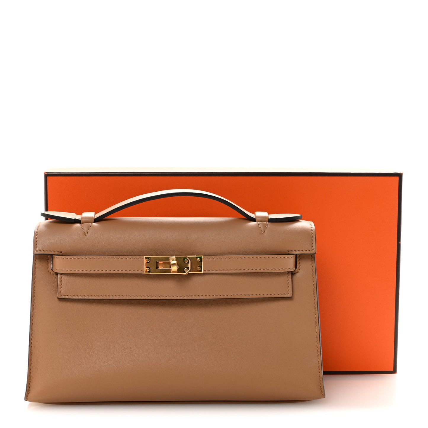 Swift Kelly Pochette Clutch Chai