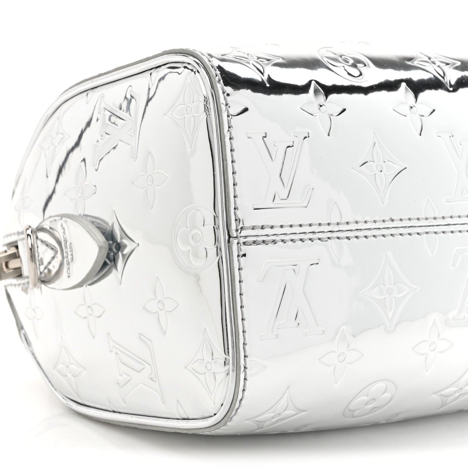 Louis Vuitton Monogram Miroir Speedy Bandouliere 20 Silver 9 of 10
