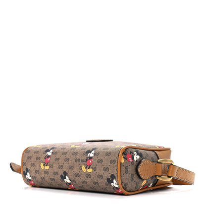 Gucci X DISNEY Mini Vintage GG Supreme Monogram Mickey Mouse Shoulder Bag Beige Vintage Sun Oil 9 of 11