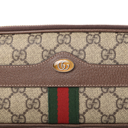 Gucci GG Supreme Monogram Web Mini Ophidia GG Bag Brown 10 of 11