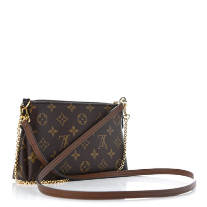 Louis Vuitton Monogram Pallas Clutch Black 3 of 8