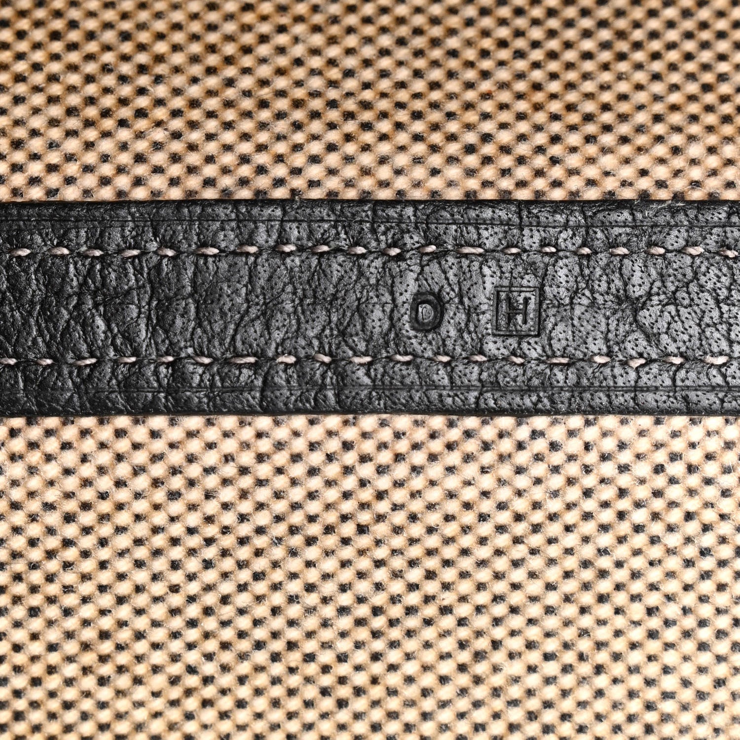 Hermes Twill H Negonda Garden Party 36 MM Tote Ecru Black 7 of 12