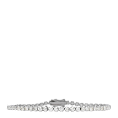 Parker & West by FASHIONPHILE 18K White Gold Diamond 1.35ctw Tennis Bracelet 1 of 4