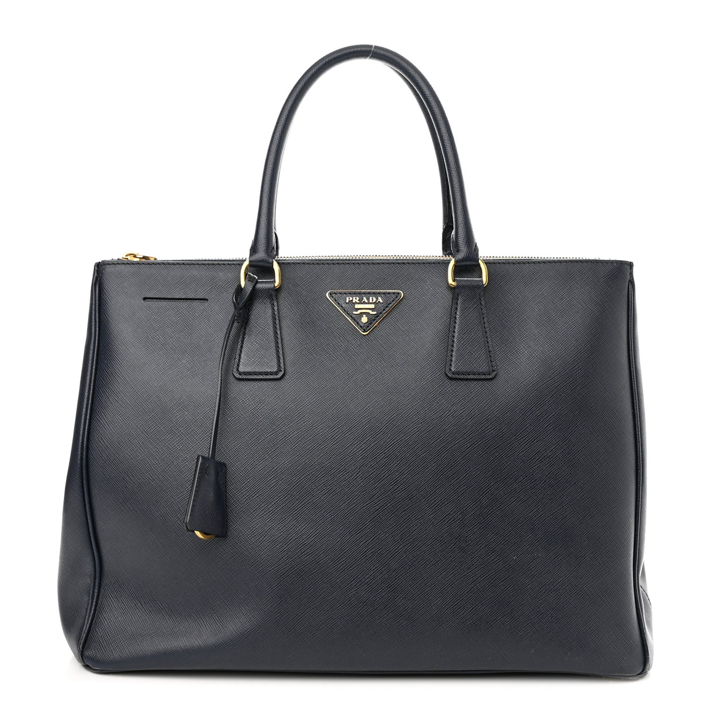 Saffiano Medium Galleria Double Zip Tote Baltico