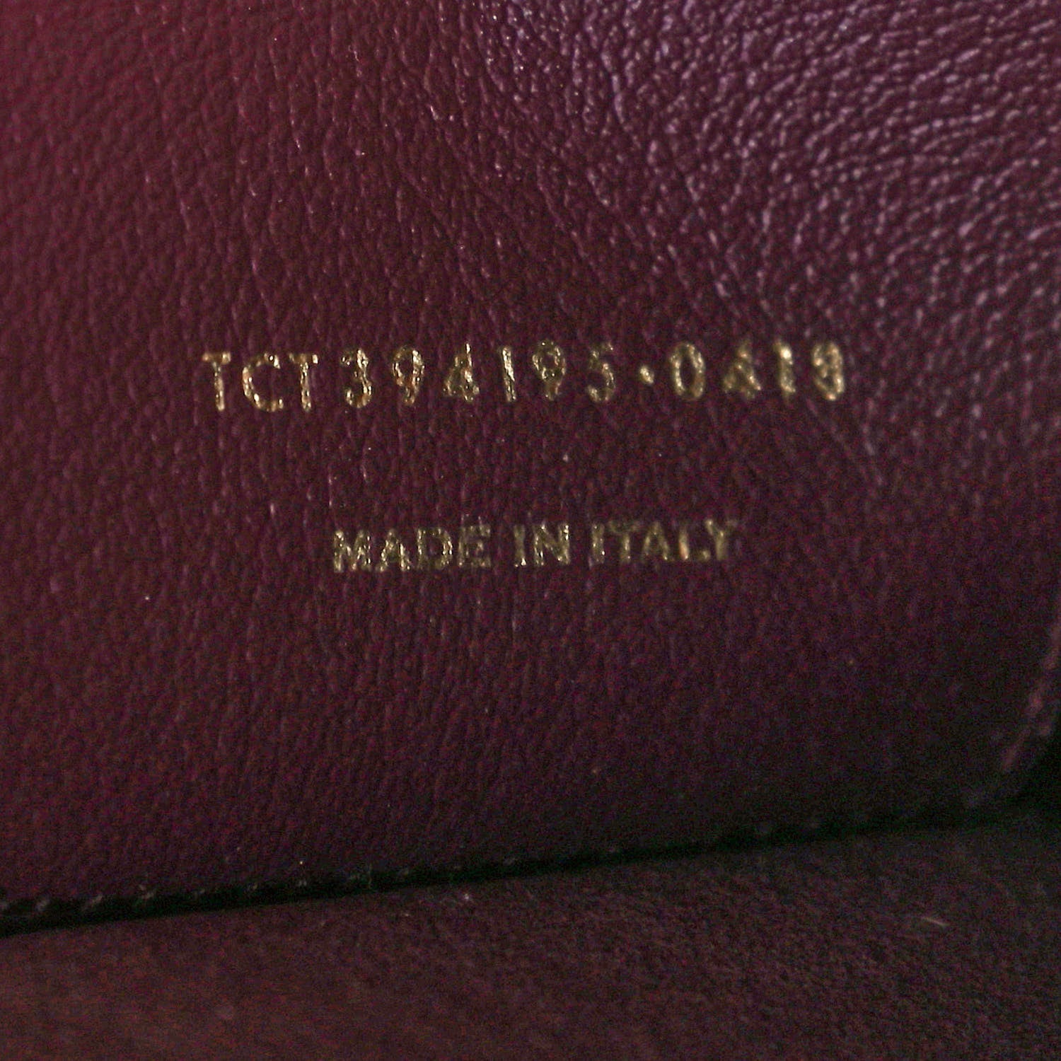Saint Laurent Calfskin Large Shopping Tote Bordeaux 7 of 10