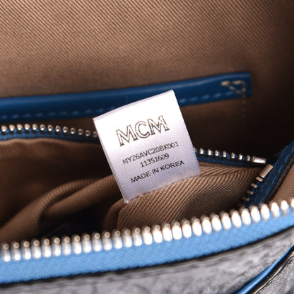 MCM Visetos Medium Crossbody Pouch Black 7 of 7