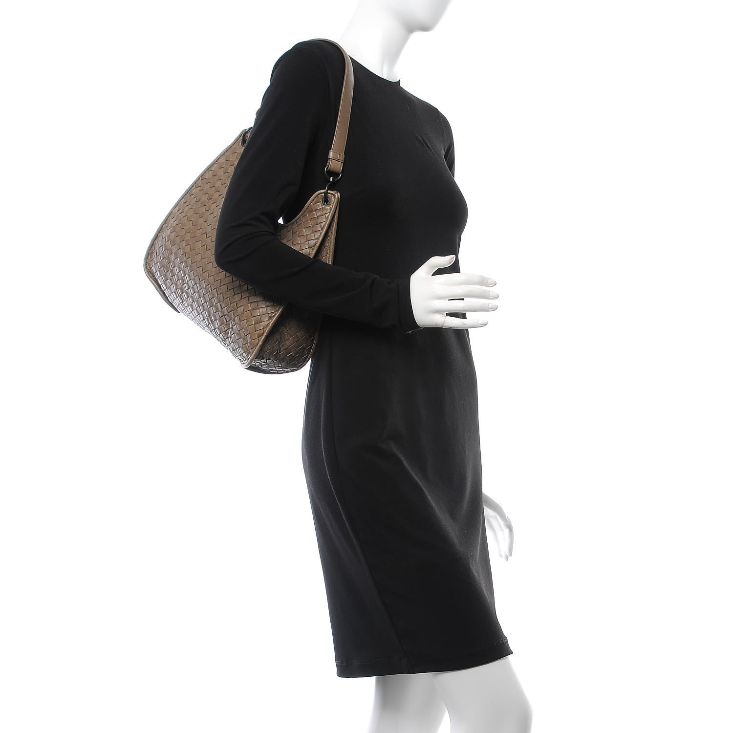 Bottega Veneta Nappa Intrecciato Oleander Shoulder Bag 2 of 14