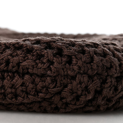 Miu Miu Cotton Crochet Ivy Bag Cacao Talco 10 of 11