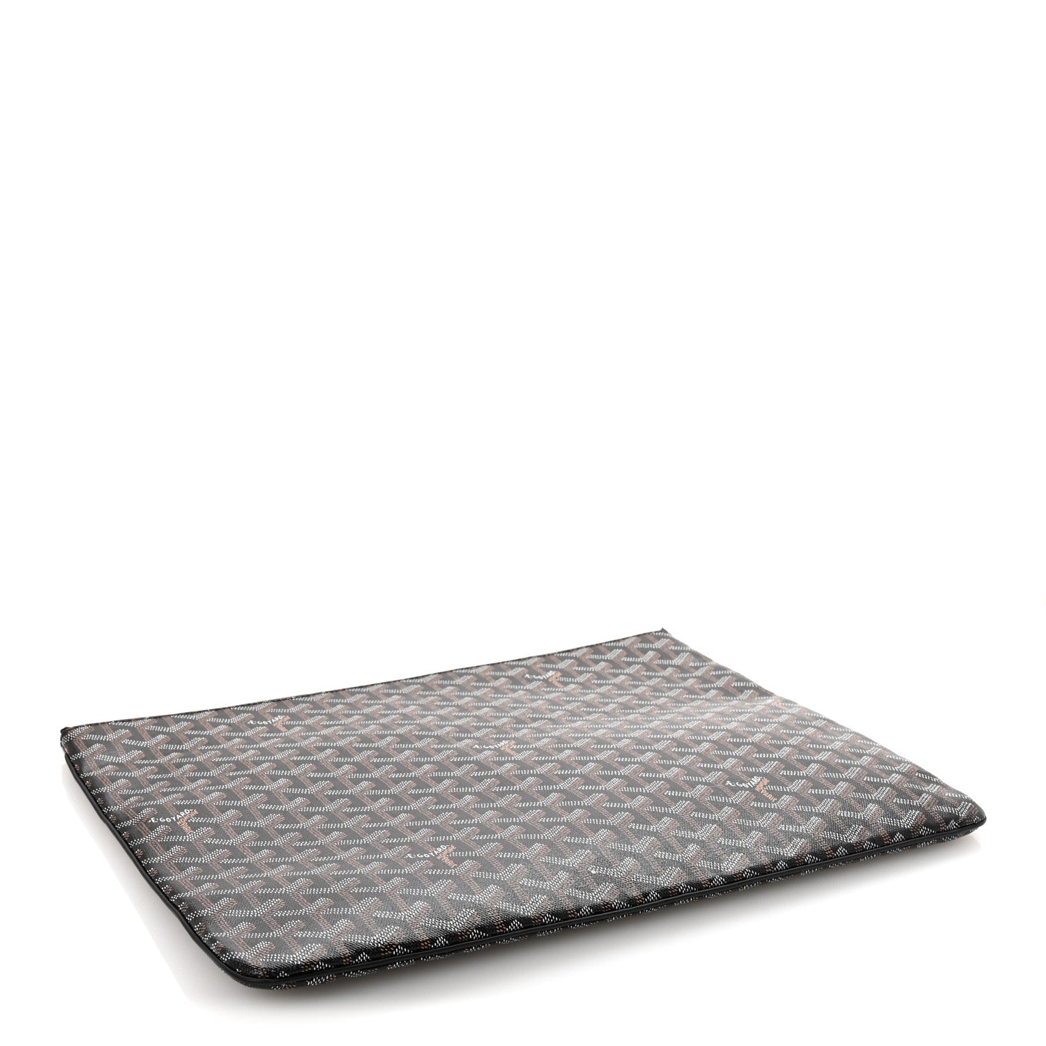 Goyard Goyardine Senat Pochette GM Black Gold 4 of 6