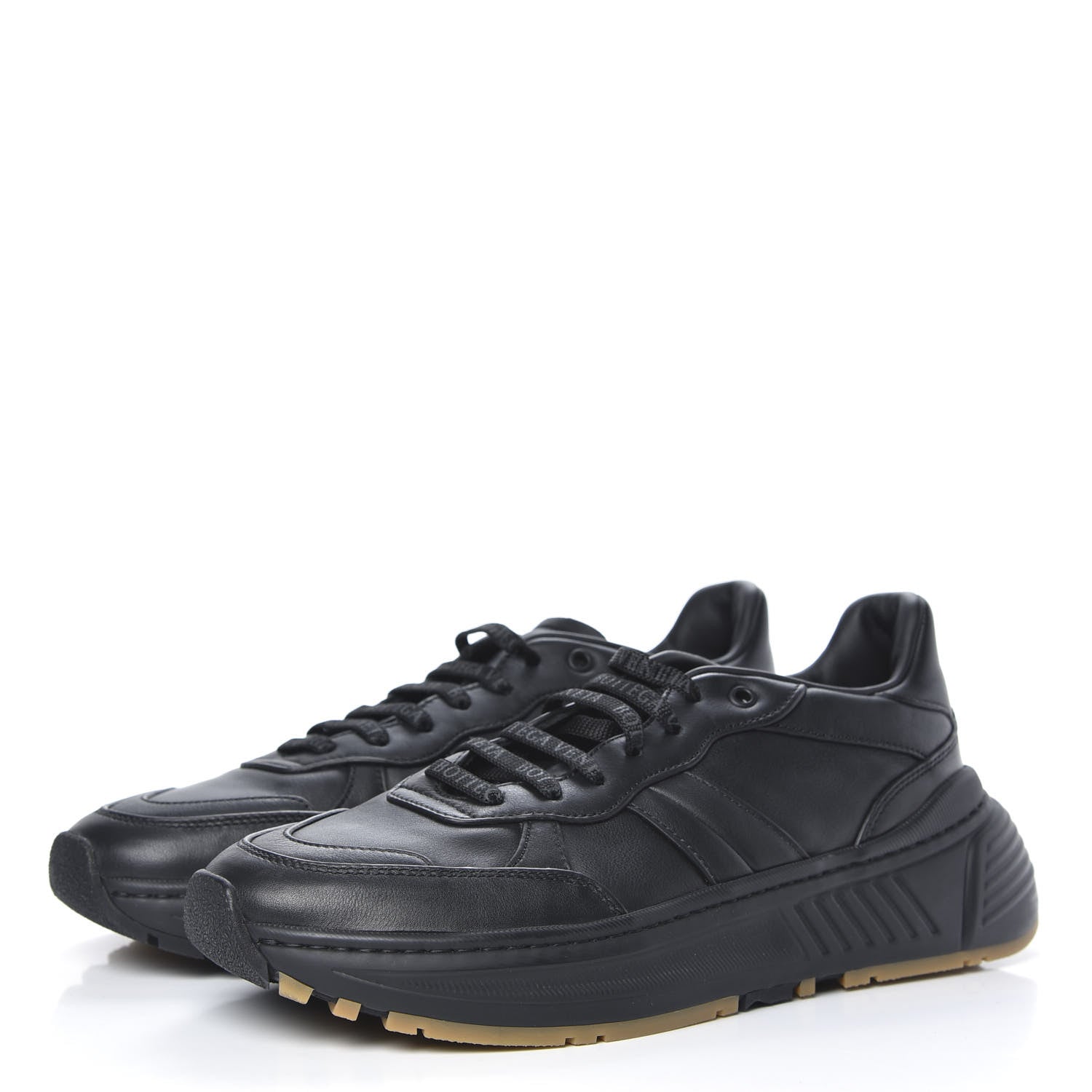 Bottega Veneta Calfskin Mens The Speedster Sneakers 42 Black 3 of 8
