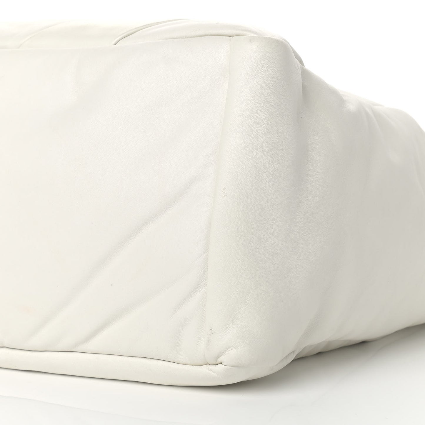 Nappa Soft Large Shopper Tote Bianco Cobalto