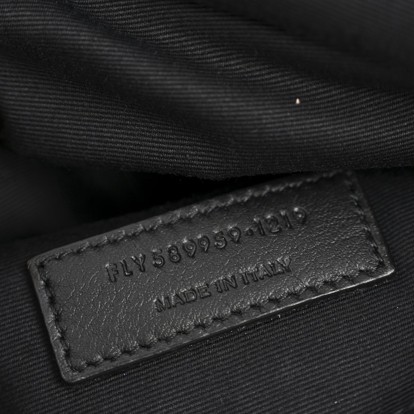 Calfskin Monogram Belt Bag Black