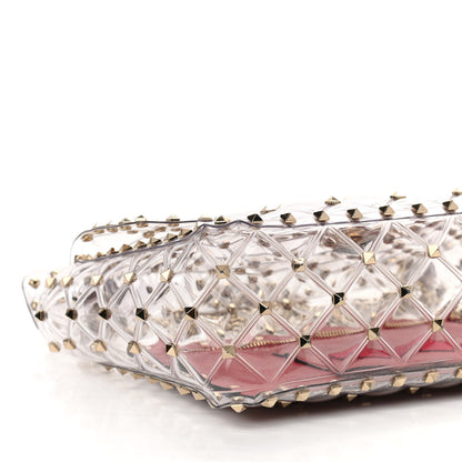 Valentino Garavani PVC Medium Rockstud Spike Shoulder Bag 8 of 9