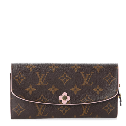 Louis Vuitton Monogram Bloom Flower Emilie Wallet 1 of 6