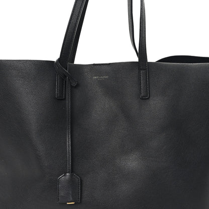 Saint Laurent Calfskin Large Shopping Tote Black 8 of 13