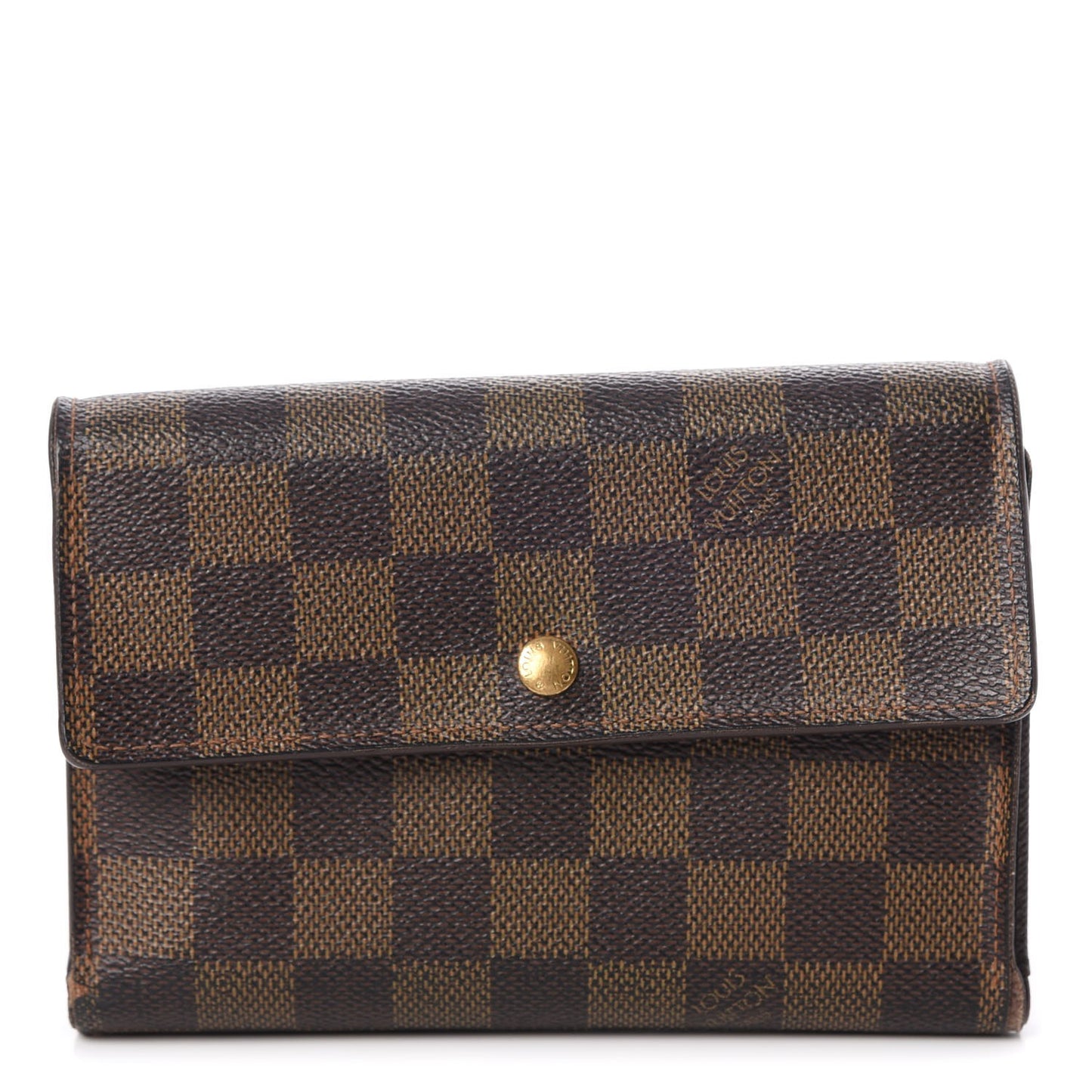 Damier Ebene Porte Tresor Etui Papier Wallet