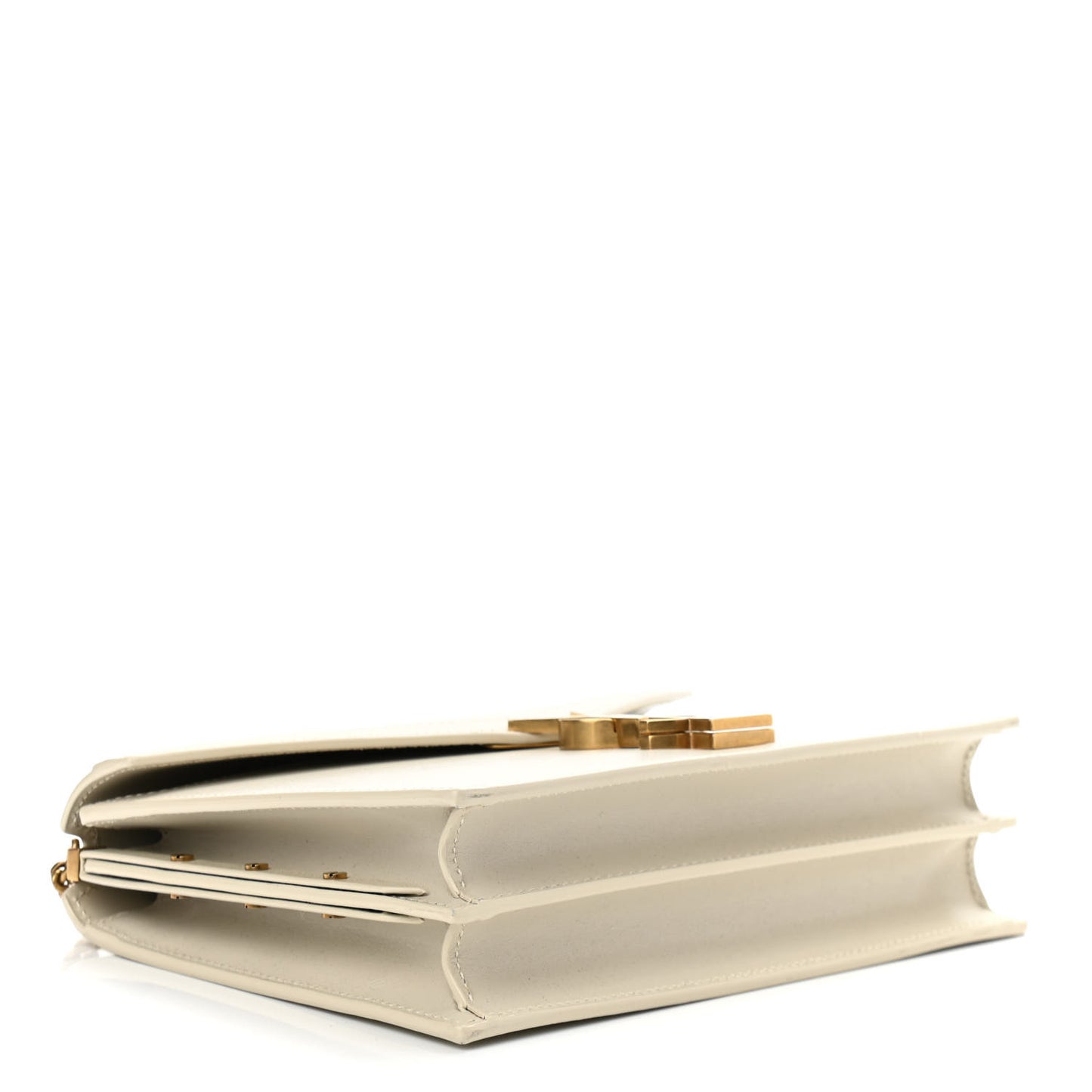 Calfskin Monogram Cassandra Clasp Bag Porcellana