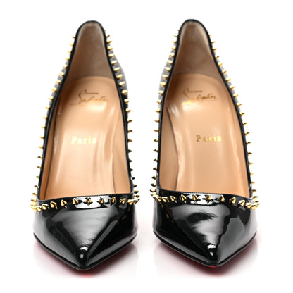 Christian Louboutin Patent Anjalina 100 Pumps 39 Black 2 of 9